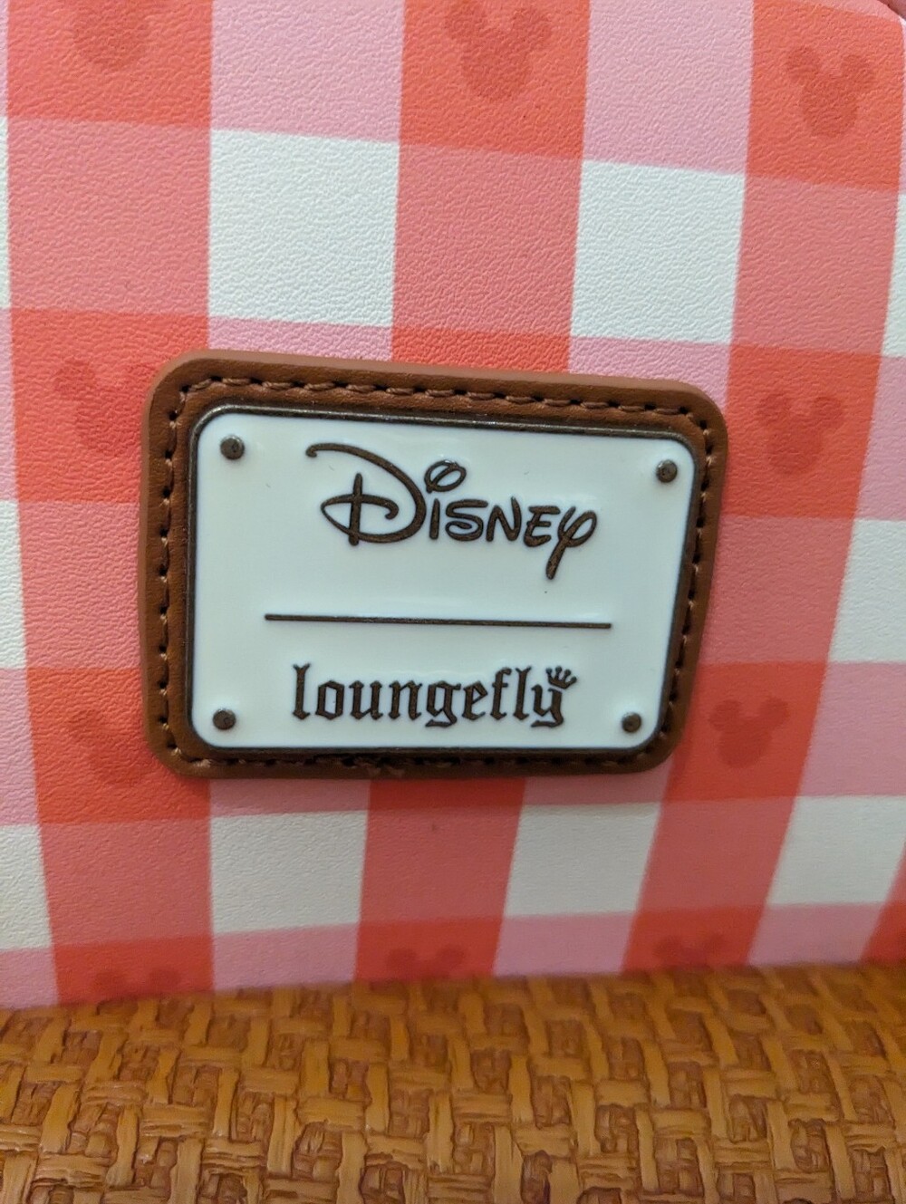 NWT! Loungefly Disney 's Mickey Mouse Picnic Ears Mini Backpack - Picture 3 of 16